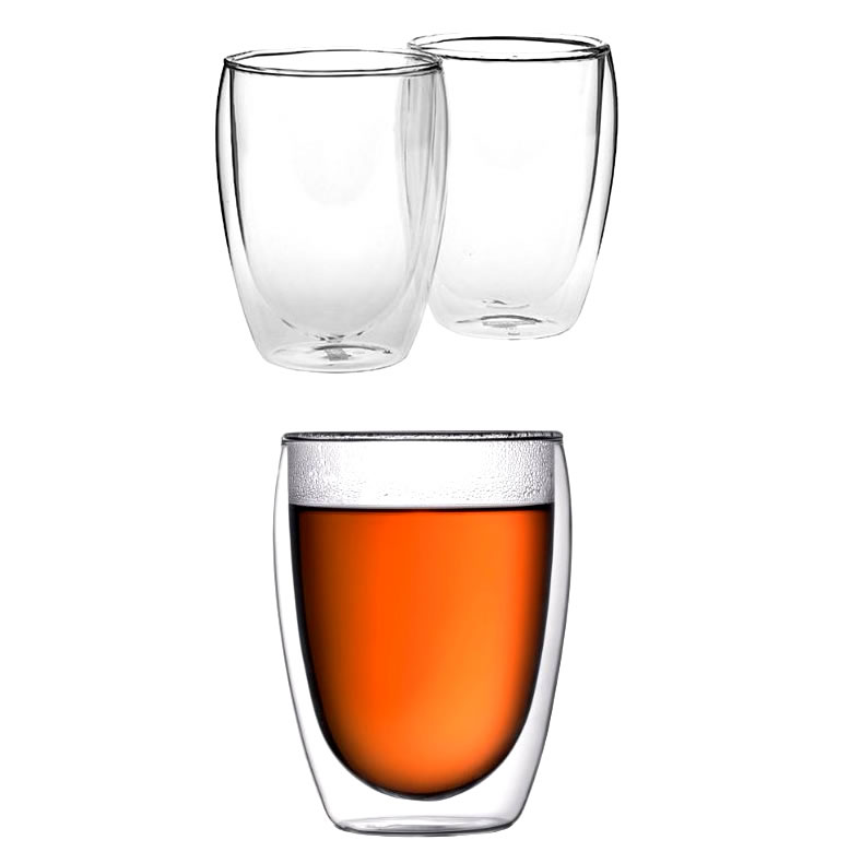 【BODUM ボダム】ダブルウォールグラス 2個入 コップ タンブラー グラス ガラス 箱入り ペア ギフト 保温 食器 ワイン ウイスキー コーヒー 山本まさと PAVINA パビーナ